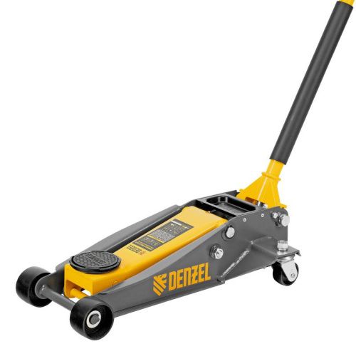 Домкрат гидравлический подкатной, 3 т, 125-470 мм, быстрый подъем, проф. Denzel-Tehinstrument