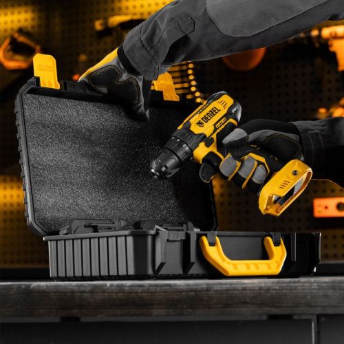 Аккумуляторный шуруповерт Denzel CDQ-20, Li-Ion, 20 В-Tehinstrument