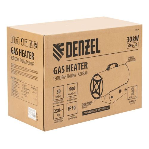 Газовая тепловая пушка Denzel GHG-30-Tehinstrument