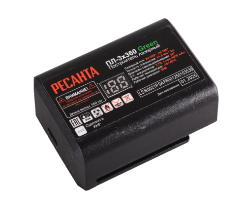 Построитель лазерный ПЛ-3Х360 Green Ресанта-Tehinstrument