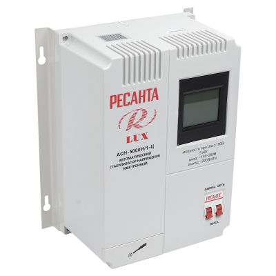 Стабилизатор напряжения серии LUX РЕСАНТА АСН-5000Н/1-Ц-Tehinstrument