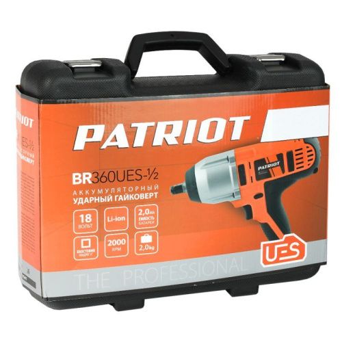 Гайковерт ударный аккумуляторный Patriot BR 360 UES 1/2-Tehinstrument