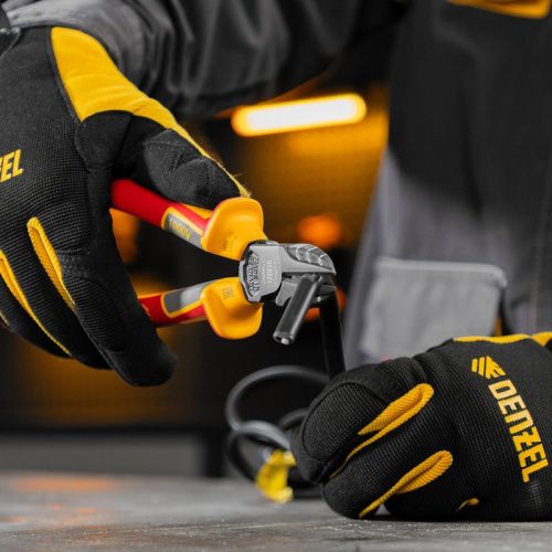 Бокорезы, диэлектрические рукоятки, до 1000 В, трехкомпонентные рукоятки, 180 мм Denzel-Tehinstrument