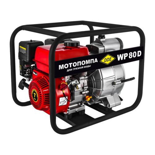 Мотопомпа бензиновая для грязной воды DDE WP 80 D-Tehinstrument