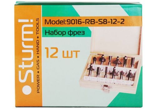 Набор фрез 12 шт  Sturm-Tehinstrument