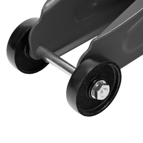 Домкрат гидравлический подкатной с фиксатором, 2,8 т, 135-385 мм Denzel-Tehinstrument