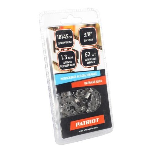 Цепь пильная Patriot 91VS-62E (3/8", 1.3 мм, 62 звена)-Tehinstrument