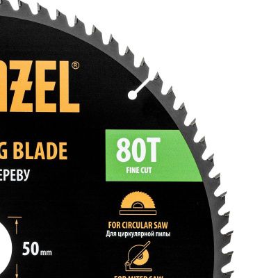 Пильный диск по дереву ф400 х 50 мм, 80 зубьев Denzel-Tehinstrument