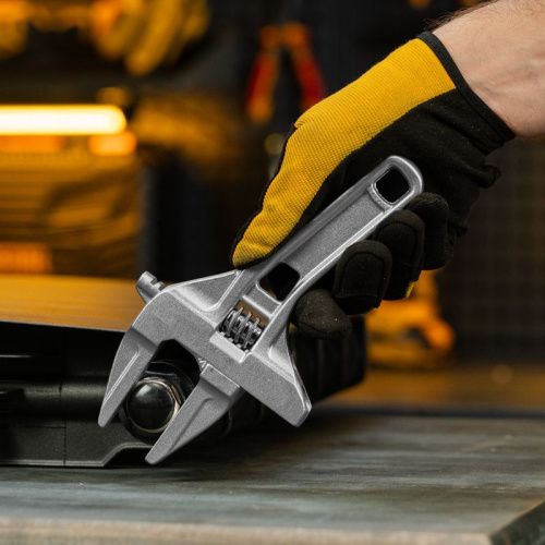 Ключ разводной Denzel 205 мм, алюминиевый-Tehinstrument