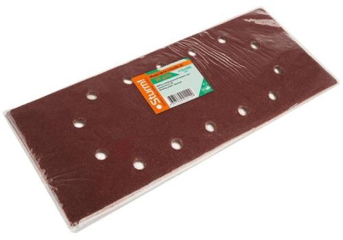 Шлифбумага, 115x280мм, Р80, 5 шт, 14 отверстий для удаления пыли,  Sturm-Tehinstrument