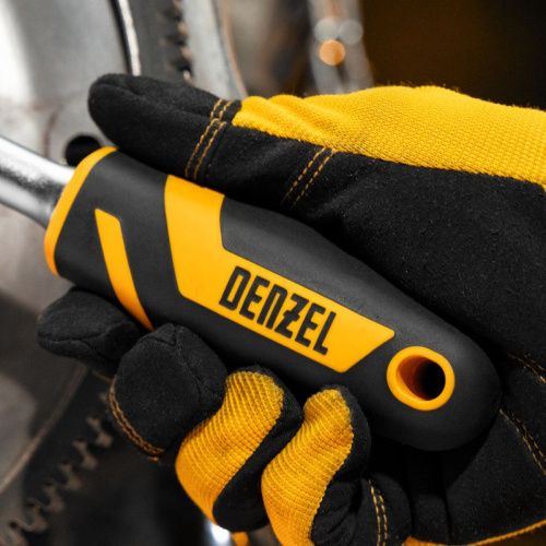 Ключ-трещотка 1/2", 90 зубьев, с быстрым сбросом, CrV Denzel-Tehinstrument