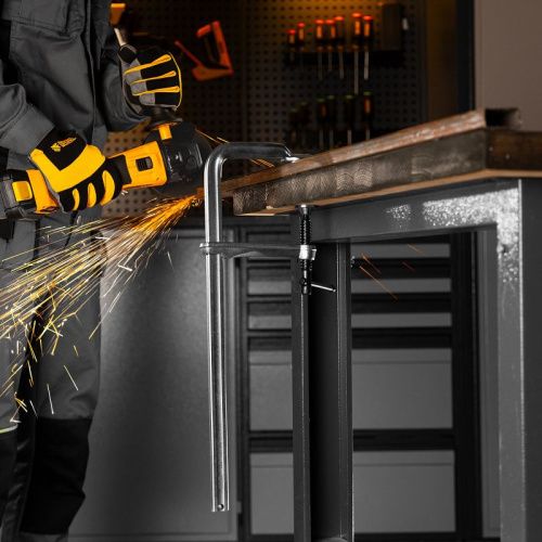 Струбцина F-образная, 120x400мм, кованая Denzel-Tehinstrument