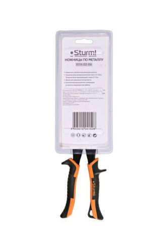Ножницы по металлу, прямой рез, удлиненные губки 290 мм  Sturm-Tehinstrument