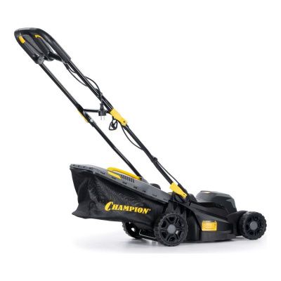 Газонокосилка эл. CHAMPION EM3414 (1,4 кВт травосб. 35л ширина 340мм 20-70мм, 10,7кг)-Tehinstrument