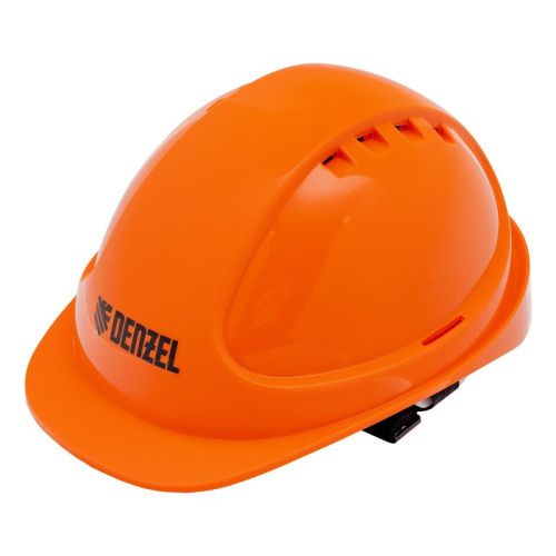 Каска защитная ударопрочная, ABS/PC, плавная регулировка, модель «Форвард» (К-05)оранж. Denzel-Tehinstrument