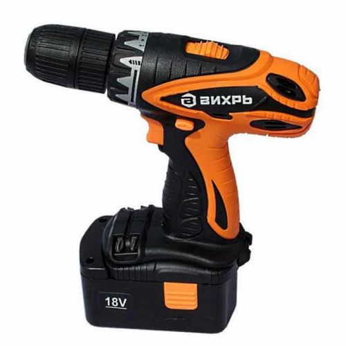 Аккумуляторная дрель-шуруповерт Вихрь ДА-18-2к (аккумуляторный шуруповерт Вихрь 18-2к), 72/14/5-Tehinstrument