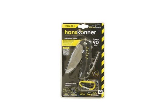 Нож складной 200мм, клинок 90мм, шило, рукоять G10, подшипник, Hanskonner-Tehinstrument