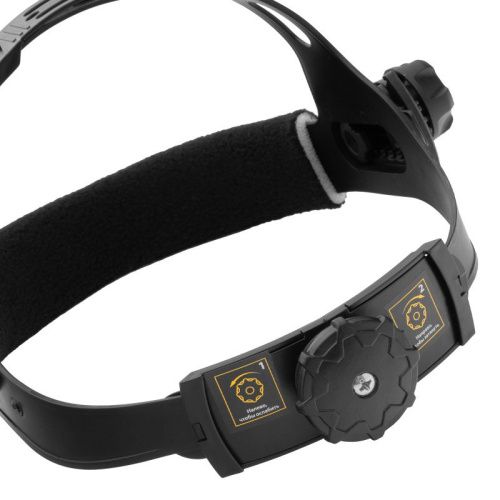 Щиток защитный лицевой (маска сварщика) F4, см. окно 90х35, DIN4/9-13// Denzel-Tehinstrument