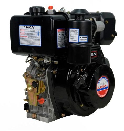 Двигатель Lifan Diesel 188F, вал ?25мм-Tehinstrument