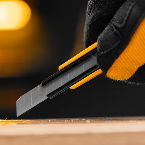 Лезвия, 9 мм, сталь SK5 - 0,4 мм, 10 штук Denzel-Tehinstrument