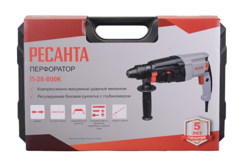 Перфоратор Ресанта П-28-800К-Tehinstrument