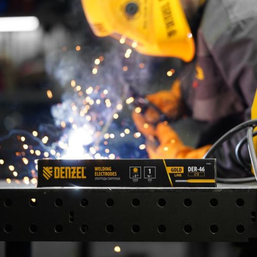 Электроды DER-46 Goldline, диам. 3 мм, 1 кг, рутил-целлюлозное покрытие Denzel-Tehinstrument