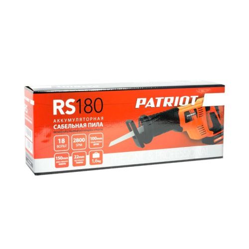 Пила сабельная аккумуляторная Patriot RS 180 UES-Tehinstrument