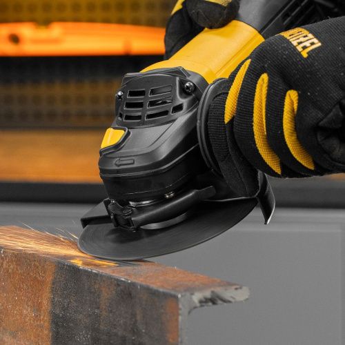 Машина шлифовальная угловая AG125-1500, 1500 Вт, 125 мм, 3000-11000 об/мин Denzel-Tehinstrument