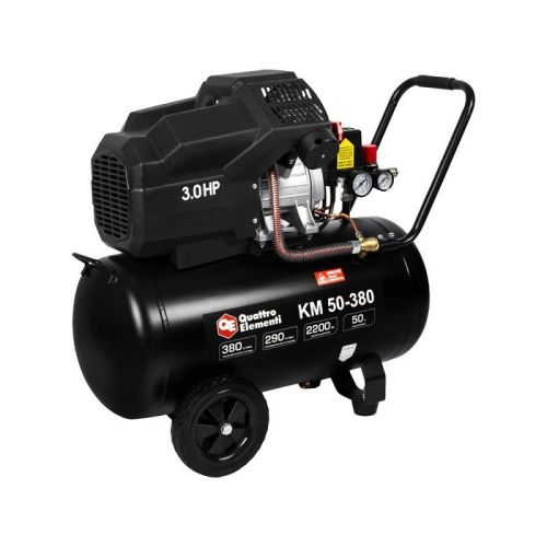 Компрессор поршневой масляный QUATTRO ELEMENTI KM 50-380-Tehinstrument