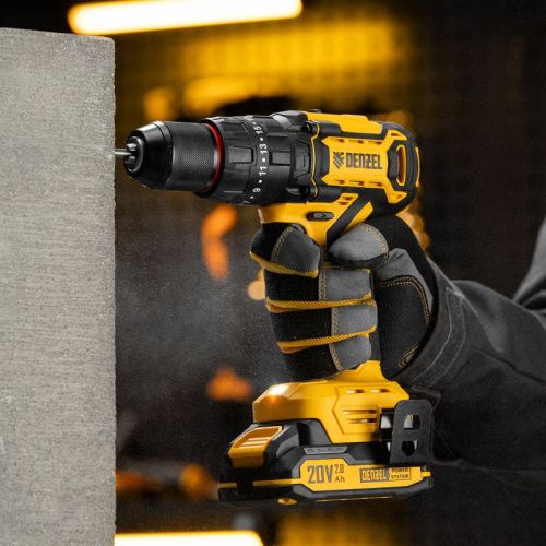 Бесщеточный аккумуляторный ударный шуруповерт Denzel CIDH-BL-20, Li-Ion, 20 В-Tehinstrument