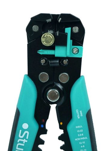 Щипцы (стриппер) для зачистки электропроводов, кримпер, 210мм,  Sturm-Tehinstrument
