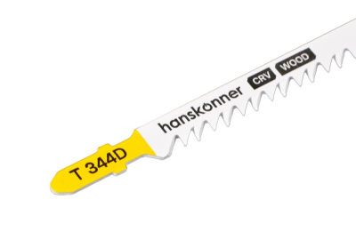 Пилки для лобзика по дер. 2шт быстр. Прям.рез (дер.10-70мм,фанер.10-30мм) Hanskonner-Tehinstrument