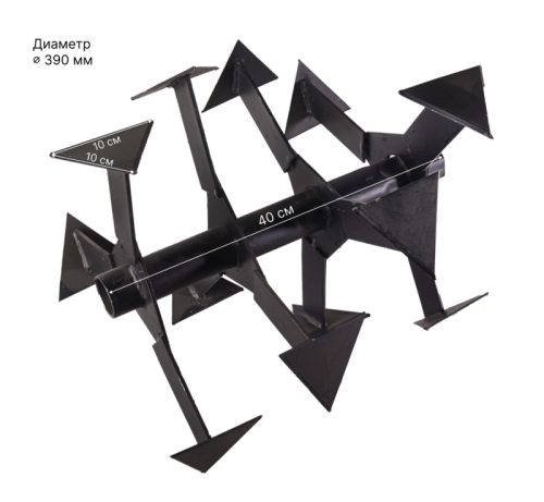 Фреза "Гусиные лапки" HUTER МК-9500, МК-11000, МК-13000, МК-15000 (шестиг.32 мм) (2 шт.)-Tehinstrument