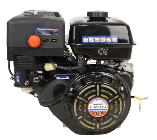 Двигатель Lifan NP460E, вал ?25мм, катушка 18 Ампер-Tehinstrument