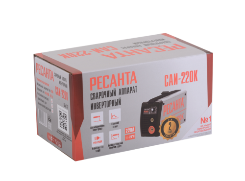 Сварочный аппарат инверторный Ресанта САИ 220К (компакт)-Tehinstrument