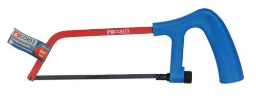 Ножовка по металлу, 150 мм, пластиковая рукоятка, СОЮЗ-Tehinstrument