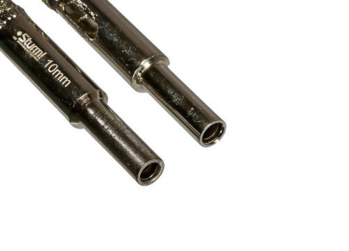 Коронка алмазн. По керам. Плитке и стеклу 10 х 55 мм, 2 шт., блистер,  Sturm-Tehinstrument