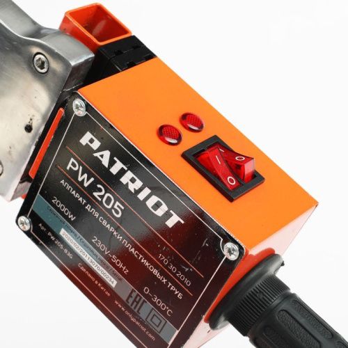 Аппарат для сварки пластиковых труб Patriot PW 205-Tehinstrument