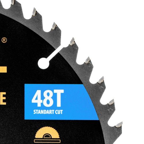 Пильный диск по дереву ф216 х 20 мм, 48 зубьев Denzel-Tehinstrument