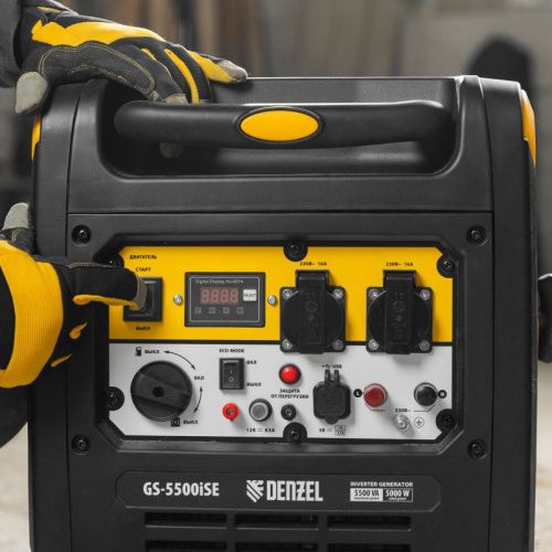 Генератор инверторный Denzel GS-5500iSE-Tehinstrument