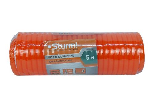 Шланг для компрессора 5 м, соединение рапид  Sturm-Tehinstrument