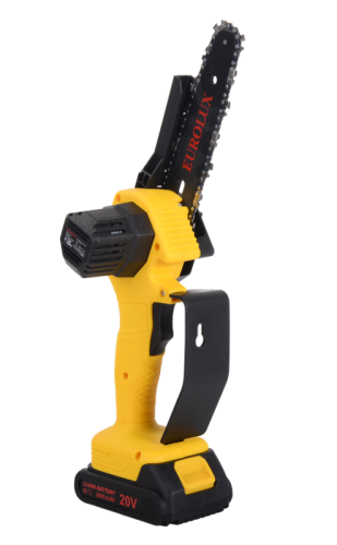 Электрическая аккумуляторная пила ELS-20-Li-2К 6+8 Eurolux (две цепи,две шины,2 АКБ и ЗУ в компл)-Tehinstrument