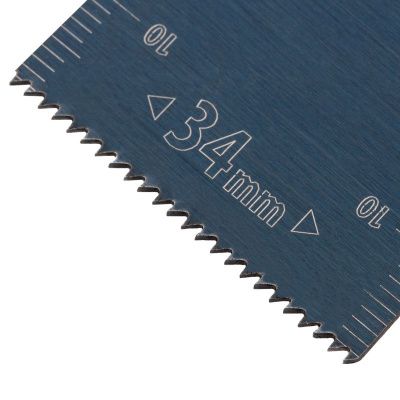 Насадка для МФИ режущая пазовая прямая, HCS, по дереву, 34 х 1.4 мм, мелкий зуб Denzel-Tehinstrument