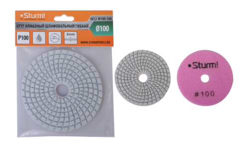Круг шлифовальный гибкий  Sturm 9012-W100-100-Tehinstrument