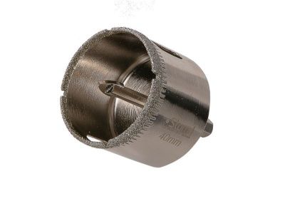 Коронка алмазн. По керам. Плитке и стеклу 40 х 55 мм,  с центрир. Сверл.  Sturm-Tehinstrument