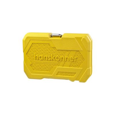 Набор ударных головок CrMo 10 шт 10-24 мм, посадка 1/2", короткие, Hanskonner-Tehinstrument