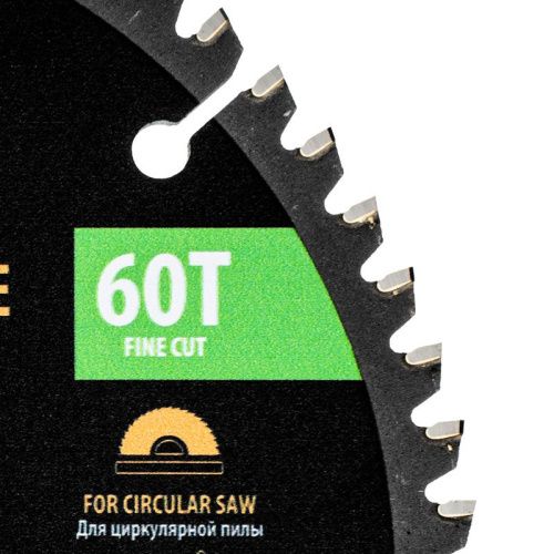 Пильный диск по алюминию ф165 х 20 мм, 60 зубьев Denzel-Tehinstrument