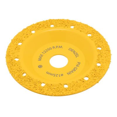 Чашка твёрдосплавная зачистная Denzel,125 мм, плоская, среднее зерно #16-Tehinstrument