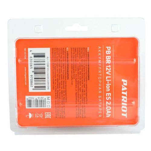 Батарея аккумуляторная (12 В, 2.0 А*ч, Li-ion), Patriot-Tehinstrument