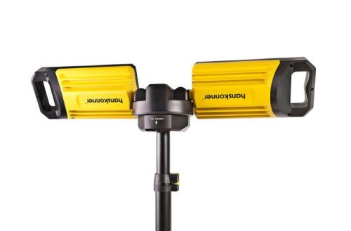 Мачта осветительная аккумуляторная, 5000лм, 3 режима, 890-1920мм, Hanskonner-Tehinstrument